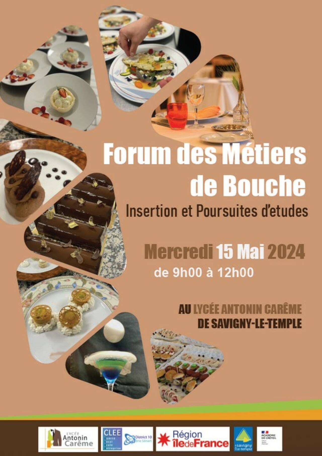 Affiche sur le forum des métiers de bouche