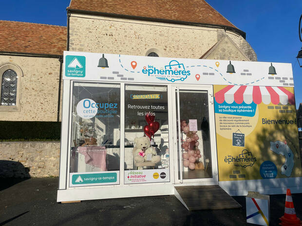 Photo de la boutique éphémère