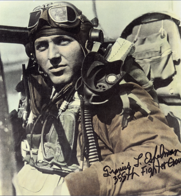 Photo d'un aviateur américain