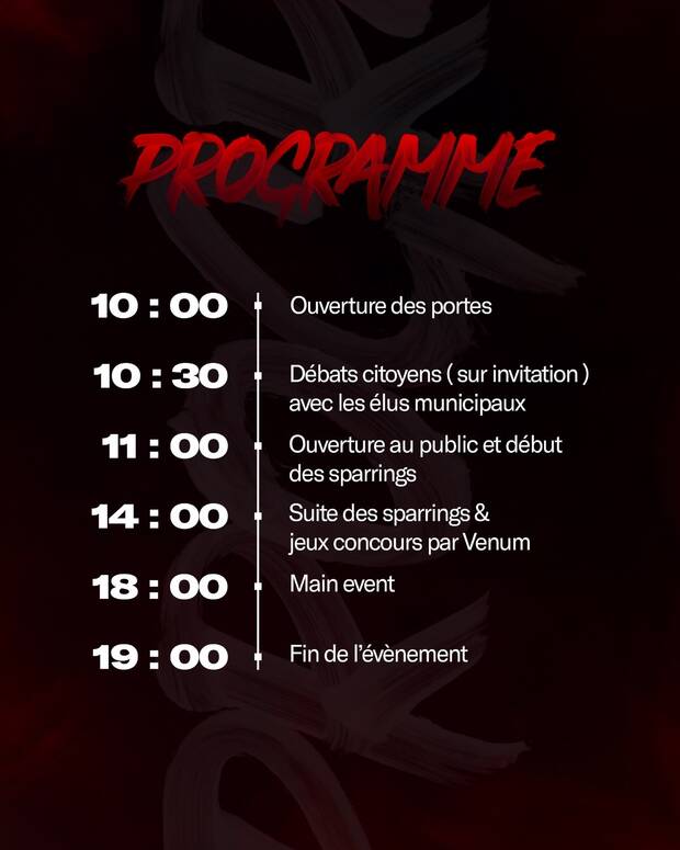 Programme de la boxe