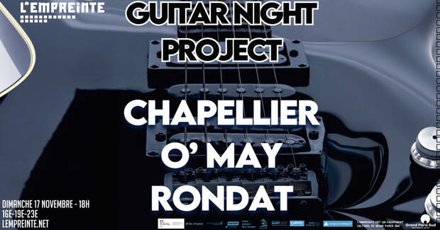 Affiche concert de guitar night project