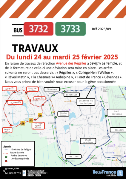 Plan de travaux