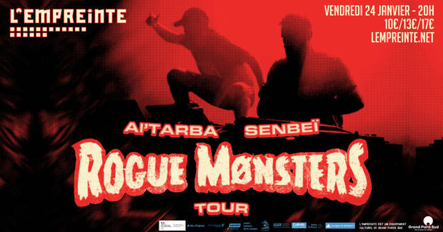 Affiche du concert Rogue monsters à l'Empreinte le 24 janvier 2025