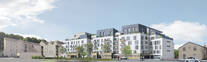 Perspective du centre commercial des fontaines