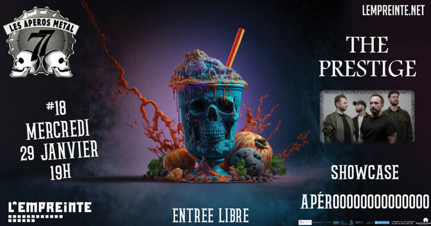 Affiche apéro metal du 29 janvier 2025