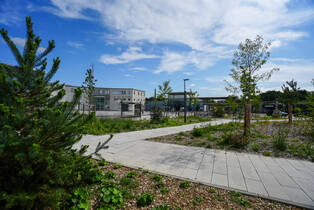 Photo de la place de la gare