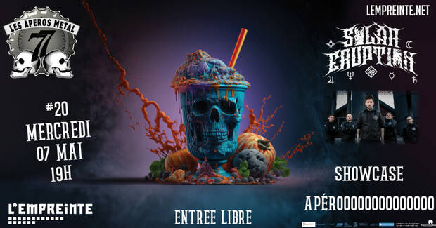Affiche du concert apéro 20 à l'Empreinte le 7 mai à 19h