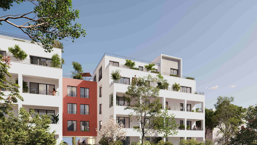 Illustration : perspective du programme immobilier