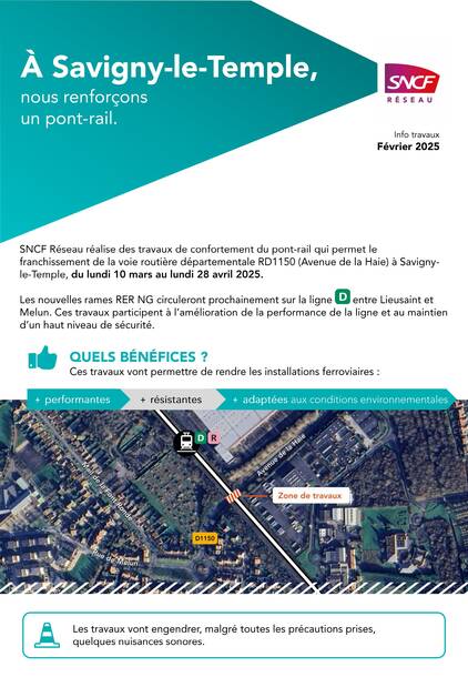 Affiche travaux