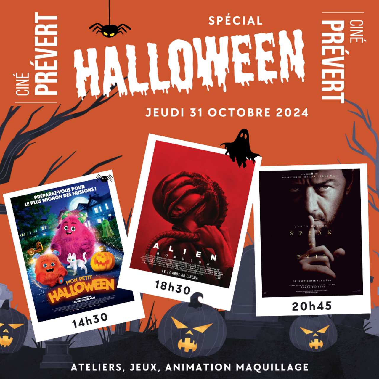 Affiche cinéma halloween