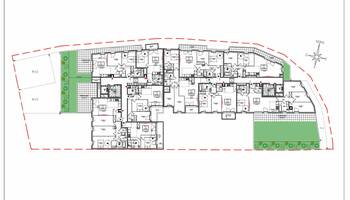 Plan d'un projet immobilier