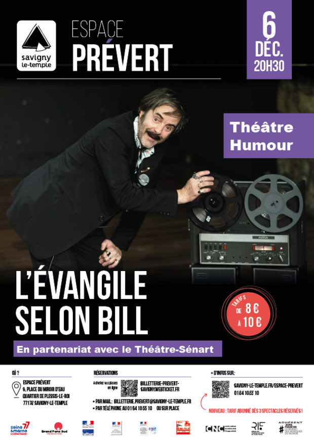 Affiche du spectacle L' Évangile selon Bill