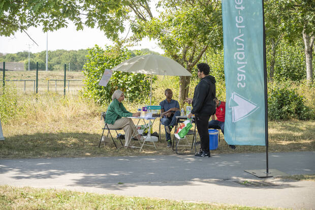 Photo des parasol du BIJ