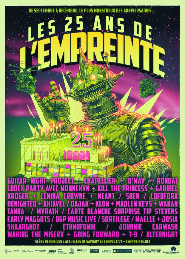 Affiche pour les 25 ans de l'Empreinte