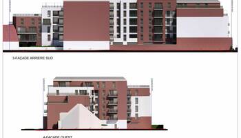 Plan d'un projet immobilier