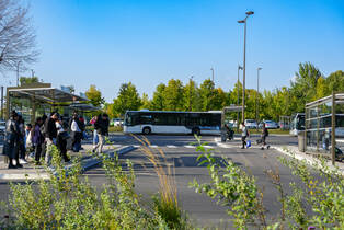 Photo de la gare routière