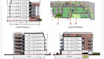 Plan d'un projet immobilier