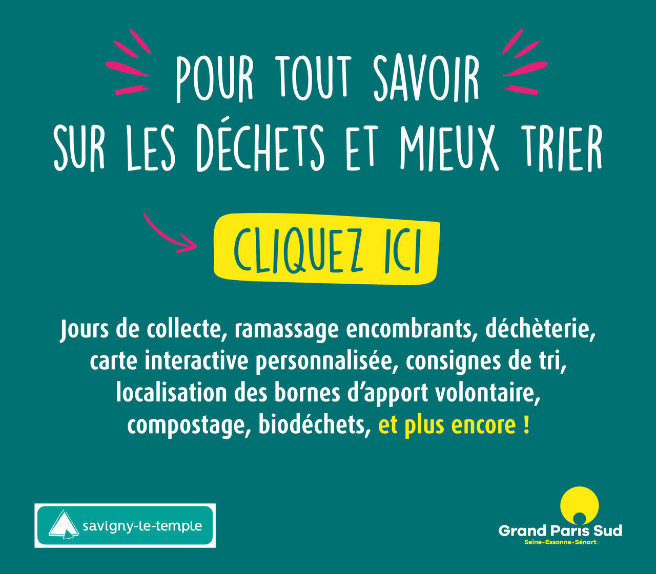 Affiche pour tout savoir sur les déchets et mieux trier