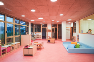Photo de l'intérieur de la crèche
