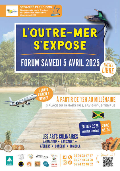 Affiche forum de l'Outre-mer du 5 avril 2025
