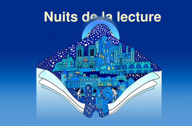 Affiche pour les nuits de la lecture