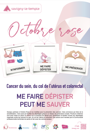 Affiche pour le dépistage du cancer