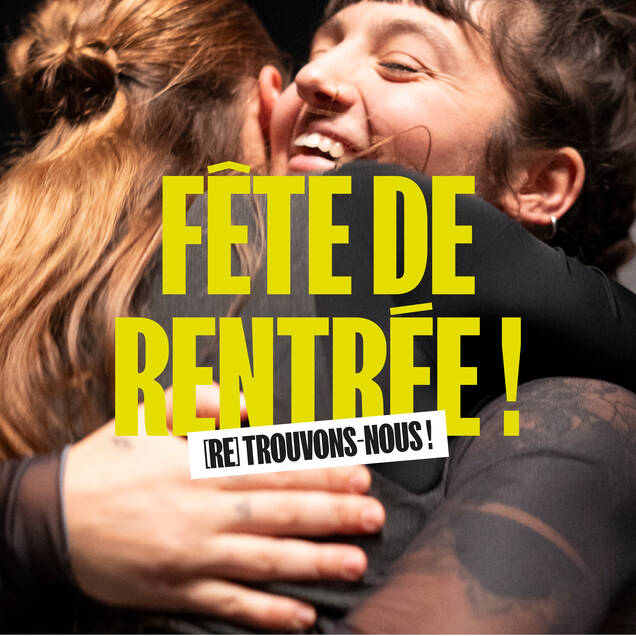 Affiche pour la fête de la rentrée du théâtre de Sénart du 28 septembre 2024