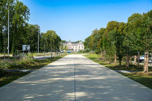 Photo de la rue de la perspective