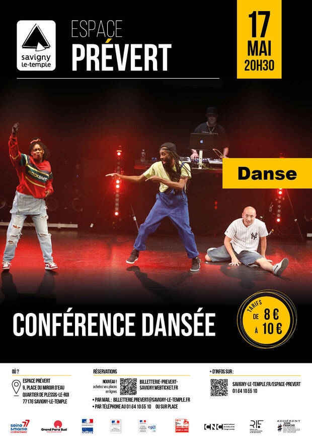 Affiche conférence dansée