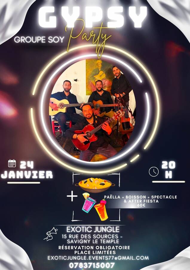 Affiche du concer des Gypsy