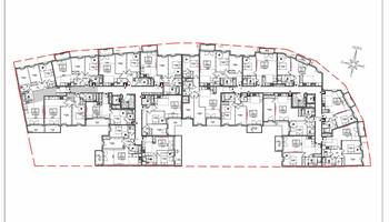 Plan d'un projet immobilier