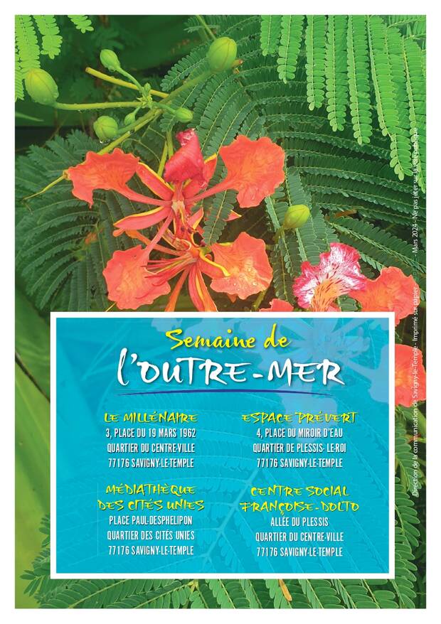 Affiche de la semaine de l'Outre-mer