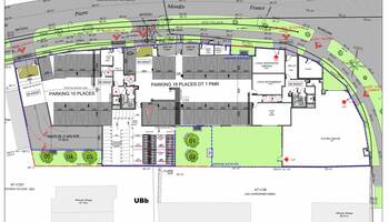 Plan d'un projet immobilier
