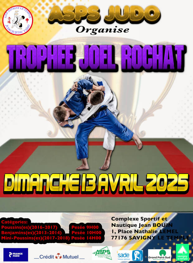 Affiche trophée Joel Rochat du 13 avril 2025