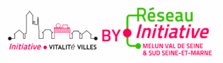 Logo du réseau d'initiative de Melun val de Seine et sud Seine-et-Marne