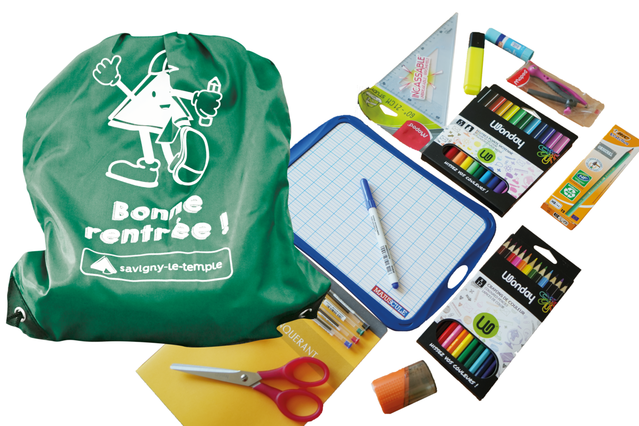 Photo d'un kit scolaire