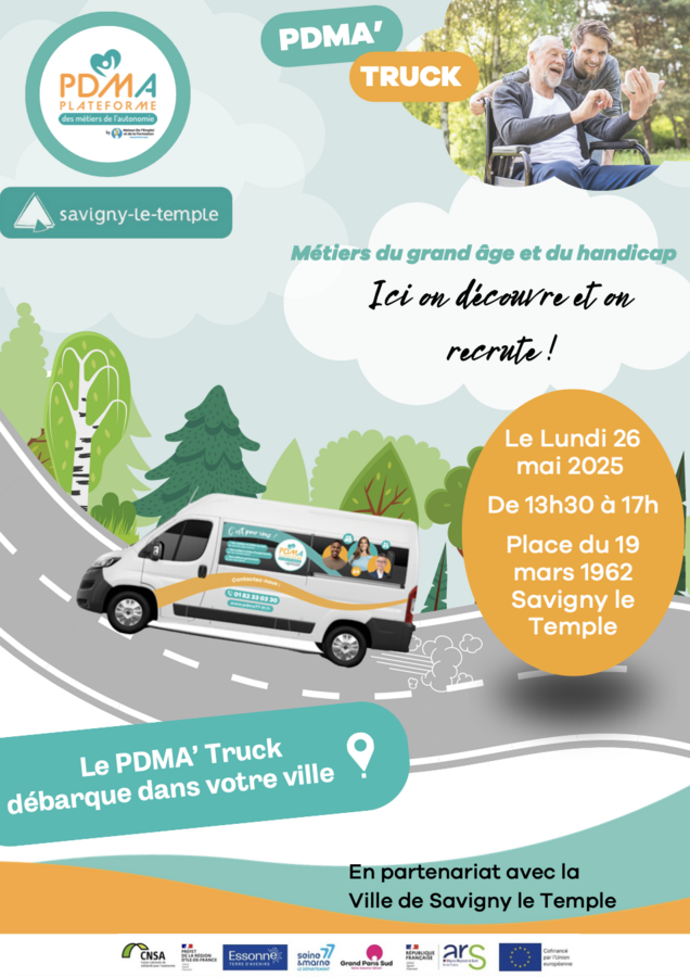 Affiche le PDMA' Truck débarque en ville 26 mai 2025