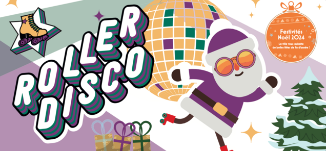 Bandeau du roller disco
