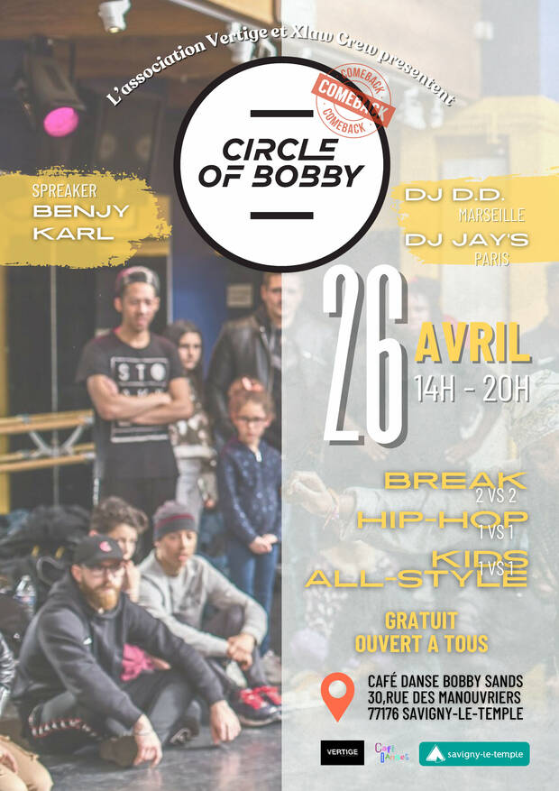 Affiche du circle of Bobby du 26 avril