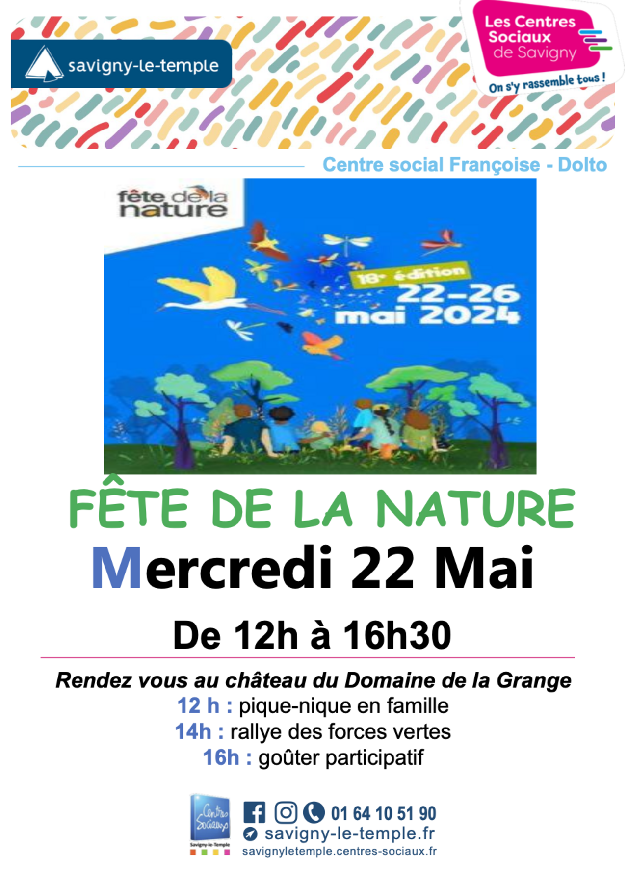 Affiche pour la fête de la nature du 22 mai 2024