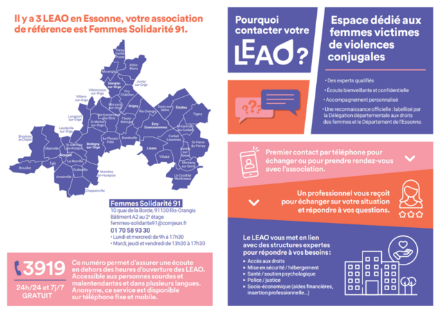 Affiche pour le lieux d'écoute d'accueil et d'orientation