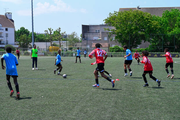 Photo d'un tournoi de football