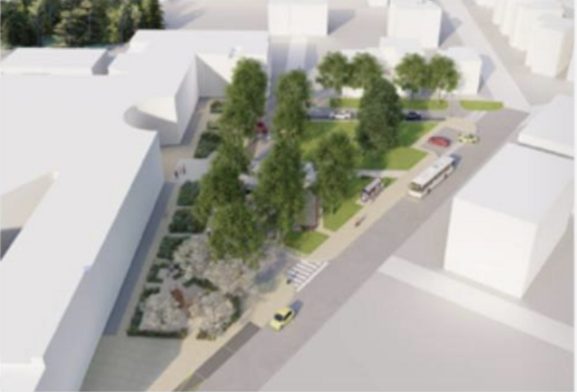 Perspective de la future place de Sidonie Talabot