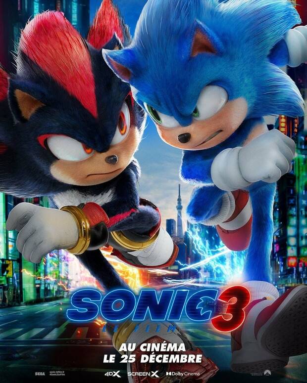 Affiche du film Sonic 3 le film