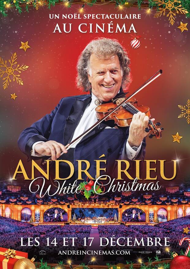 Affiche du concert André Rieu white christmas