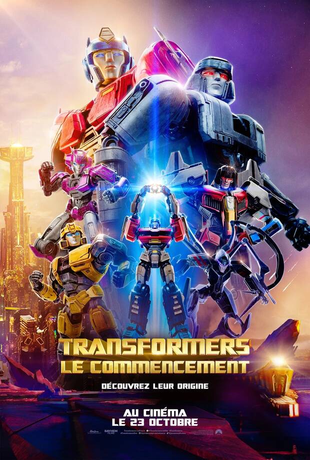 Affiche du film Transformers le commencement