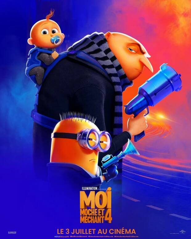 Affiche du dessin animé Moi moche et méchant 4