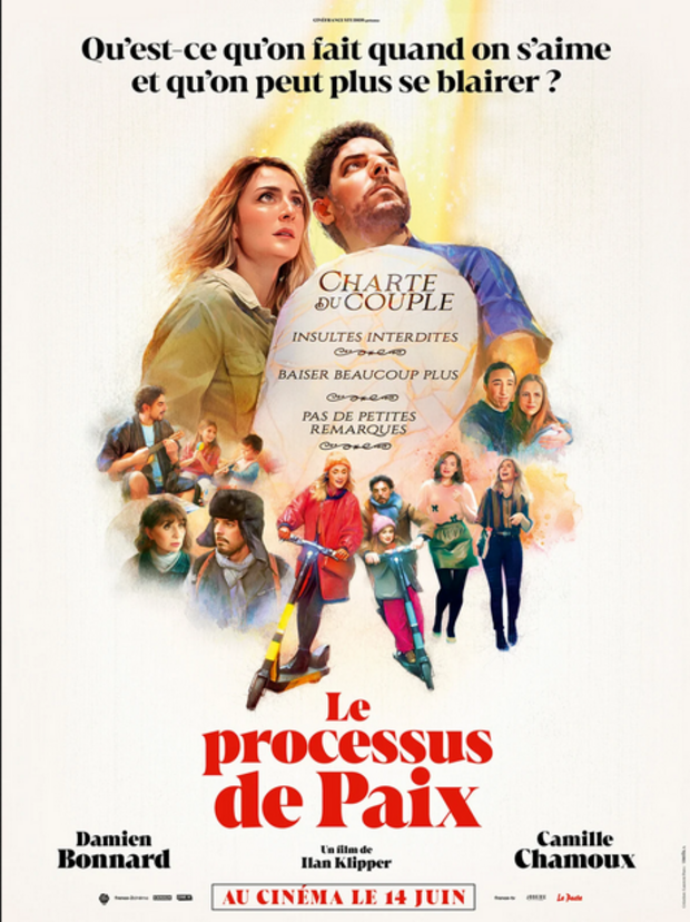 Affiche du film le processus de paix