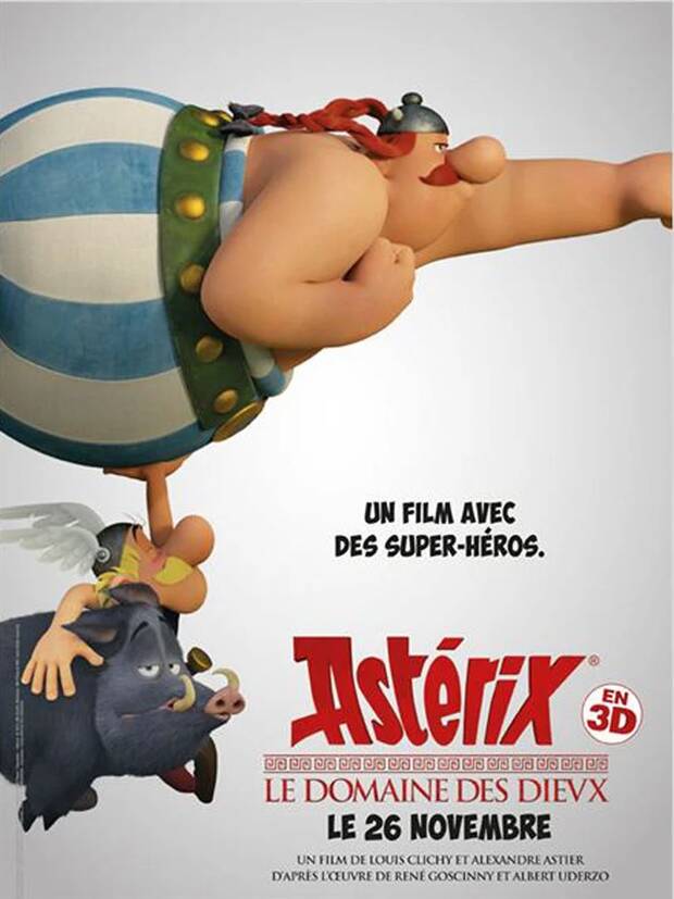 Affiche du film Astérix et le domaine des dieux