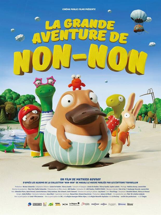 Affiche du dessin animé La Grande aventure de Non-Non